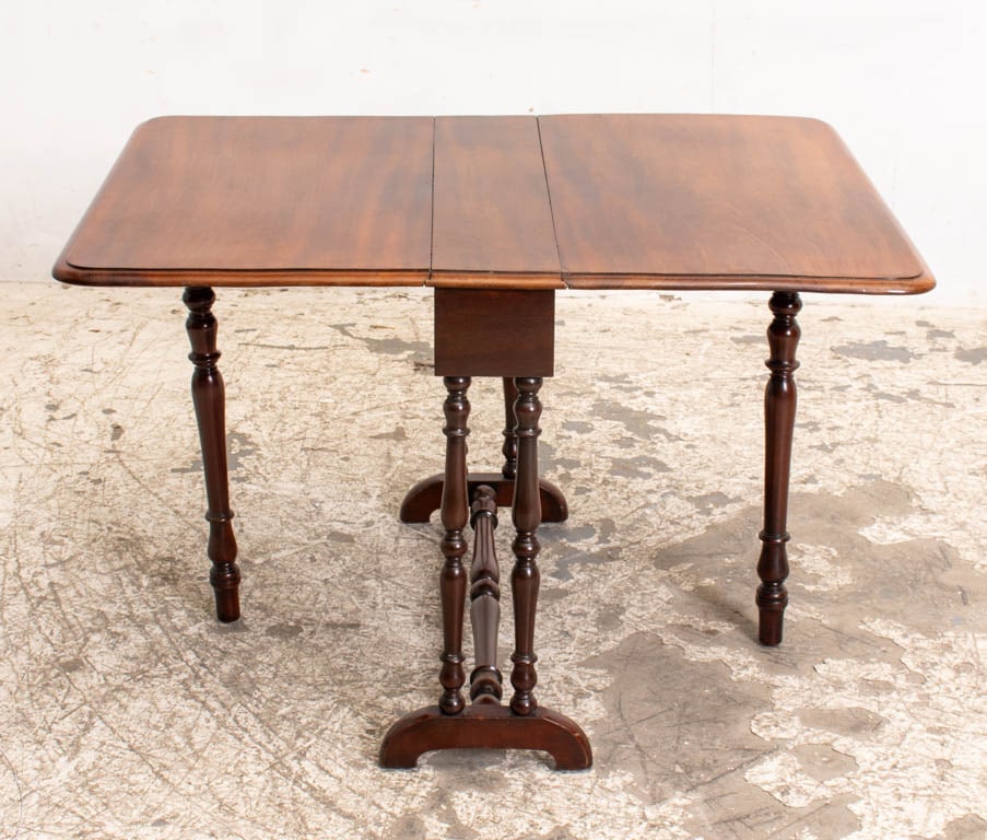 Mahogany Drop-Leaf Low Table (1 of 6)