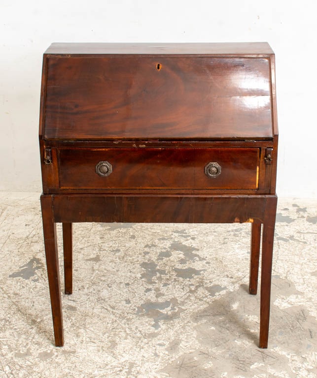 George III Style Mahogany Fall Front Desk (1 of 7)
