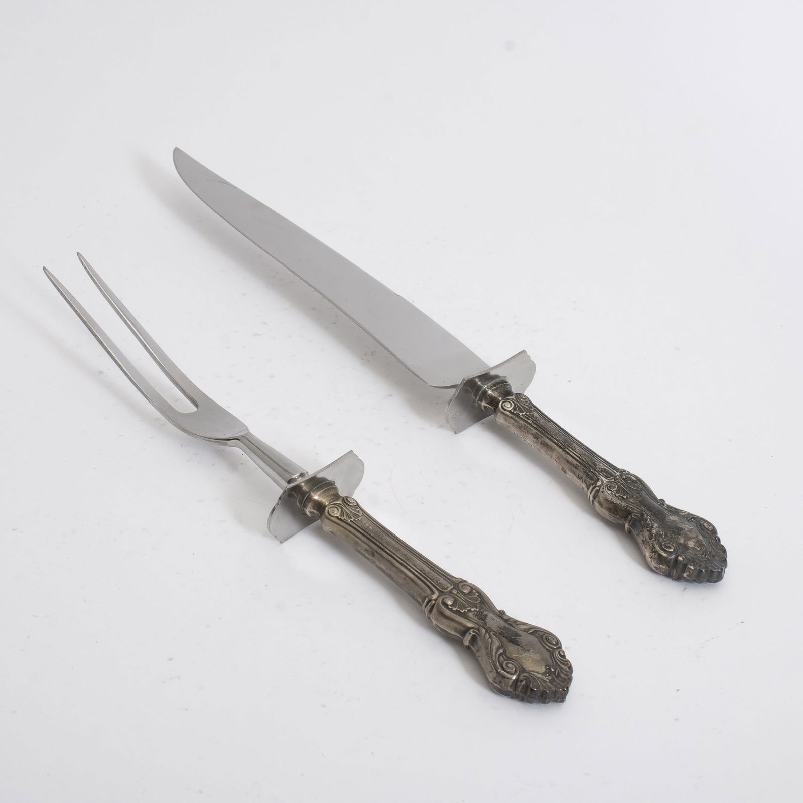 Sterling Handled Meat Carving Set (1 of 4)