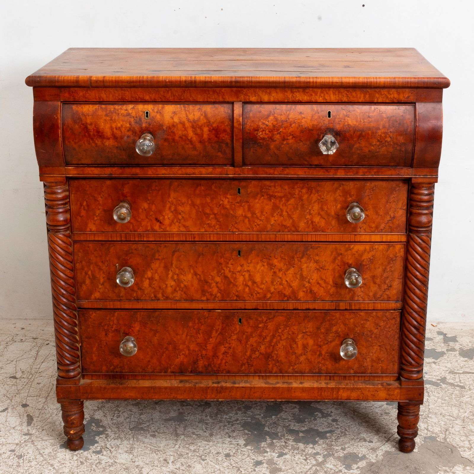 American Empire Maple Chest of Drawers (1 of 9)