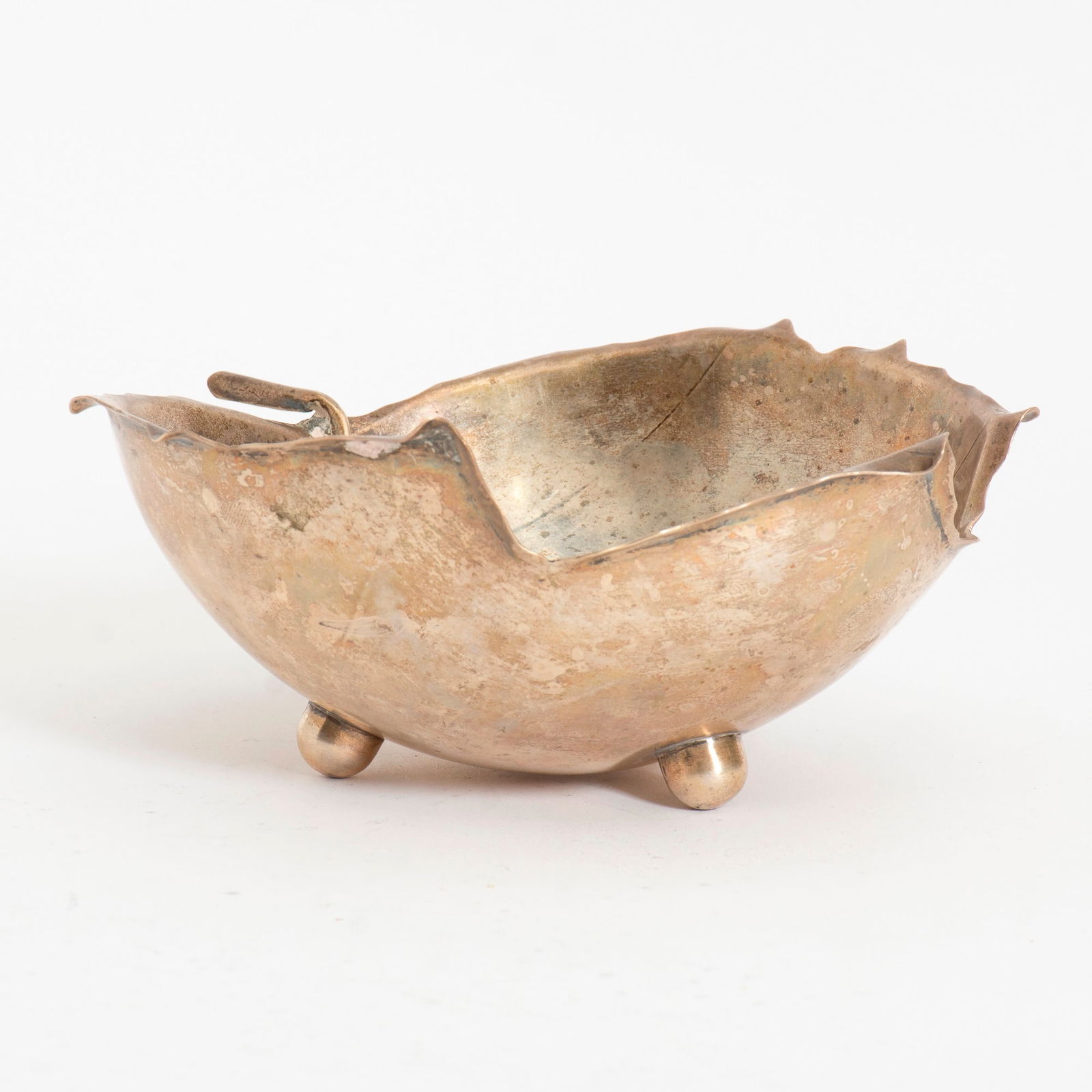 Sterling Silver Leaf-Form Bowl (1 of 5)