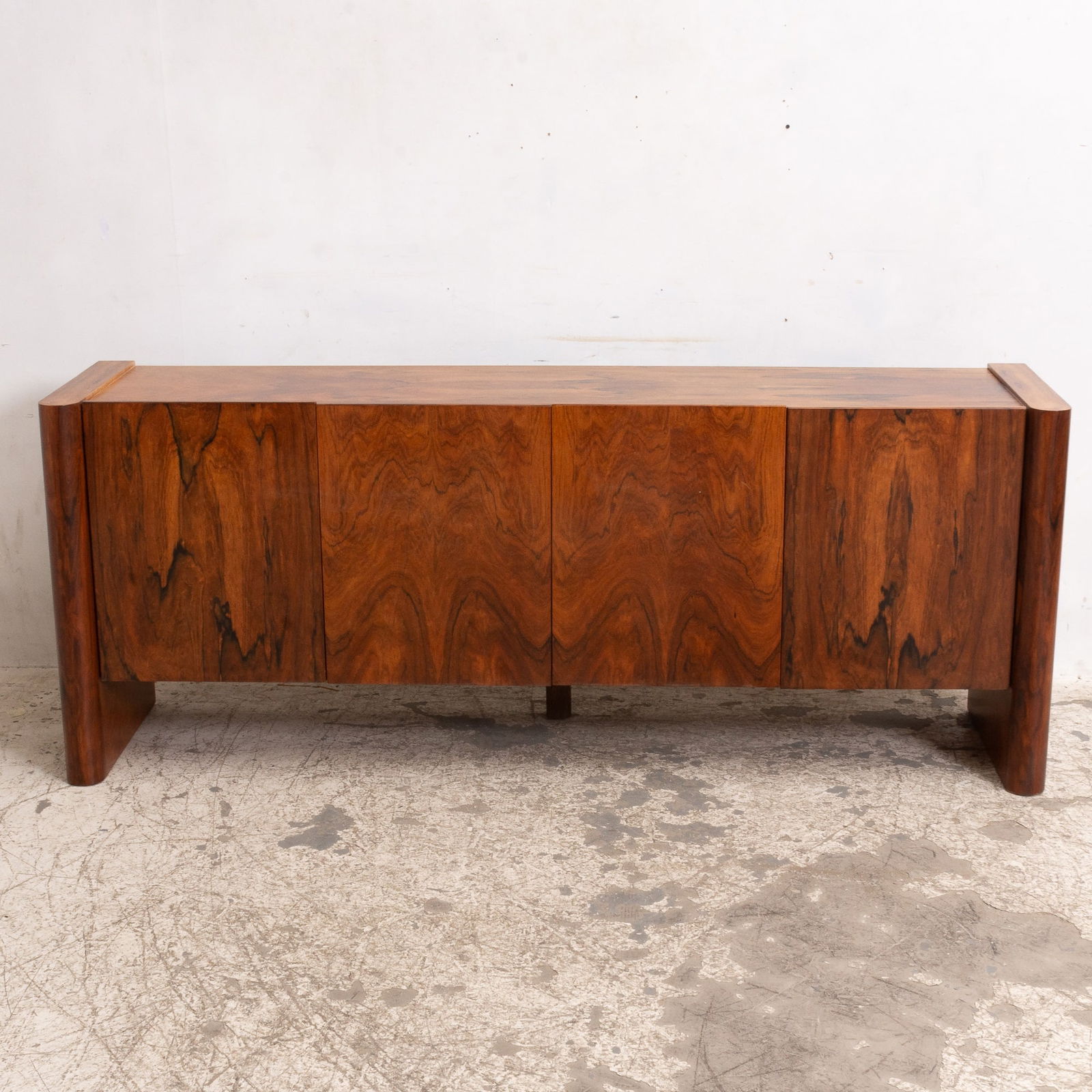 Mid-Century Modern Credenza: 30" h x 76 1/4" w x 19" d