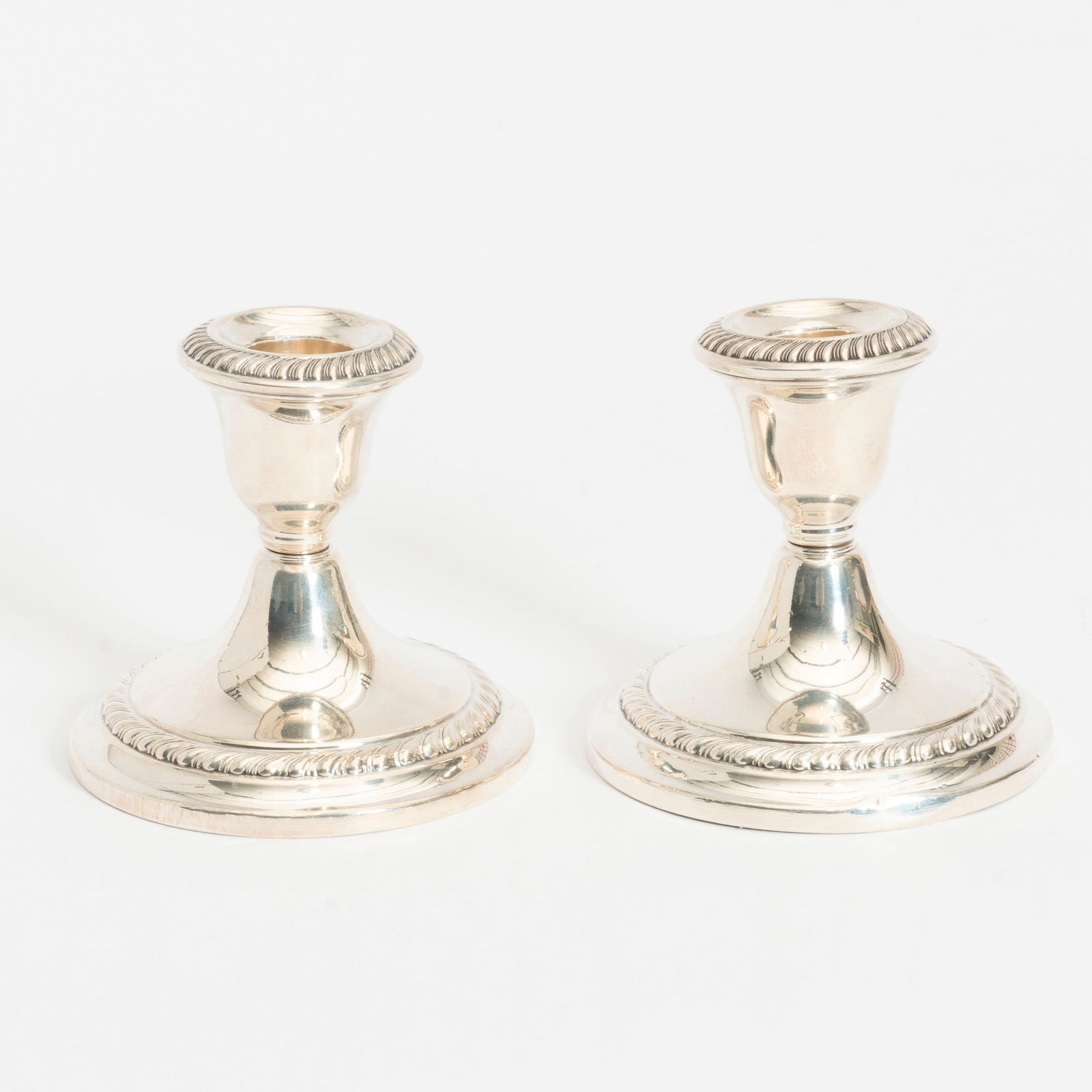 Pair of Gorham Weighted Sterling Silver Candle Holders (1 of 5)