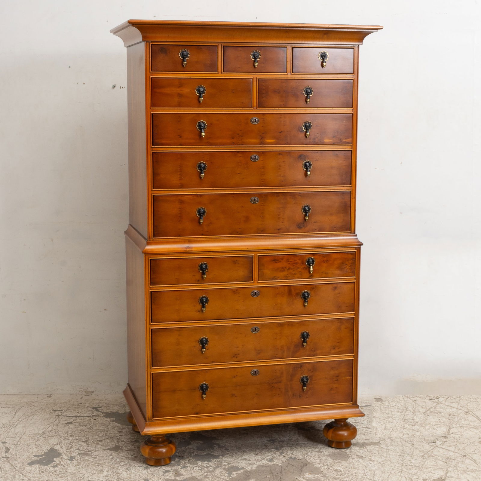 William and Mary Style Maple Highboy (1 of 5)