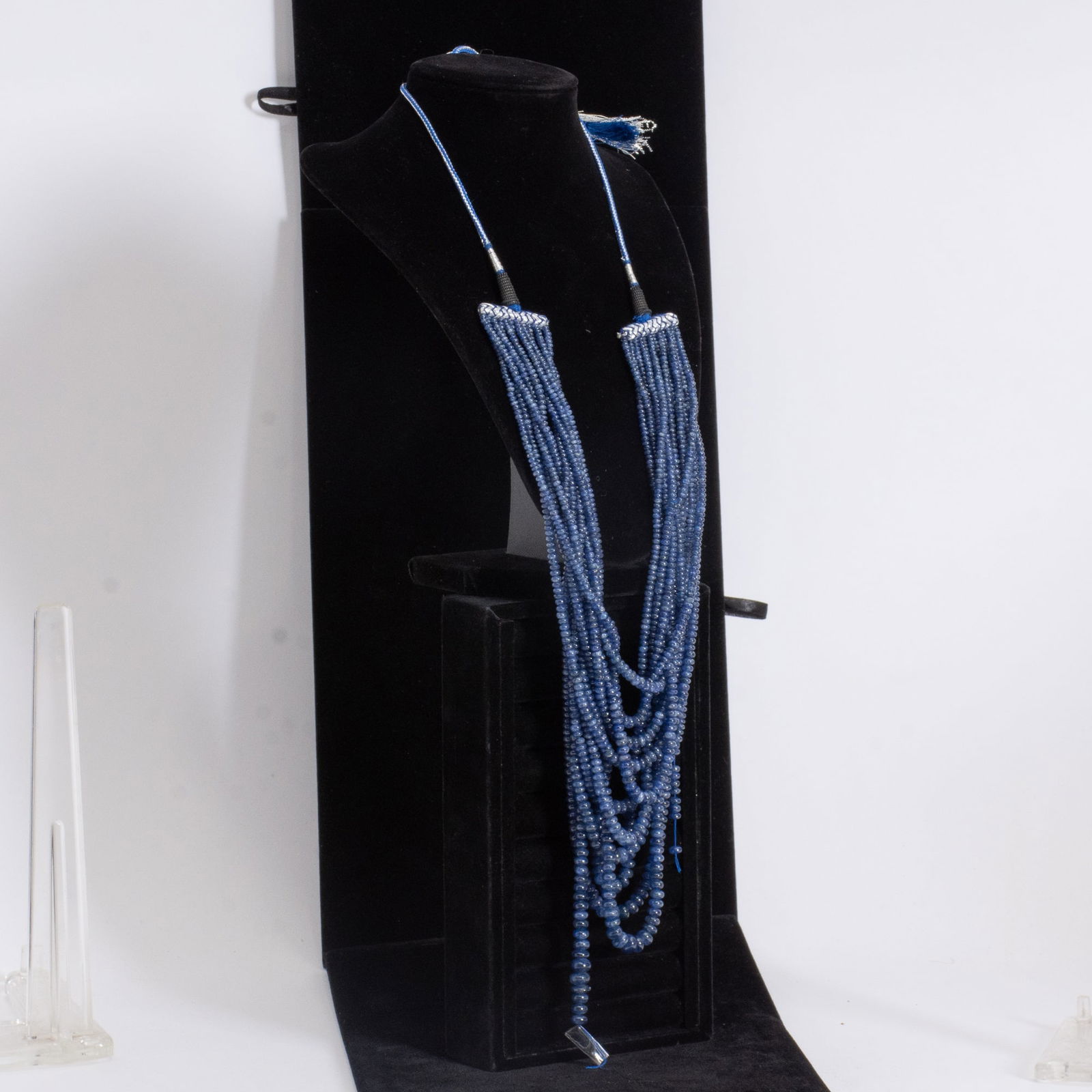 Multistrand Sapphire Bead Necklace (1 of 10)