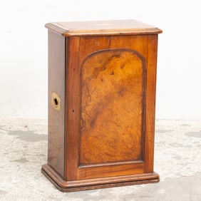 Victorian Walnut Campaign Table Top Cabinet