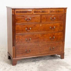 Mahogany Inlaid Chest of Drawers