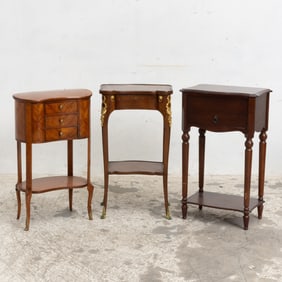Group of Three Side Tables