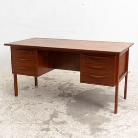 Danish Modern Teak Office Desk