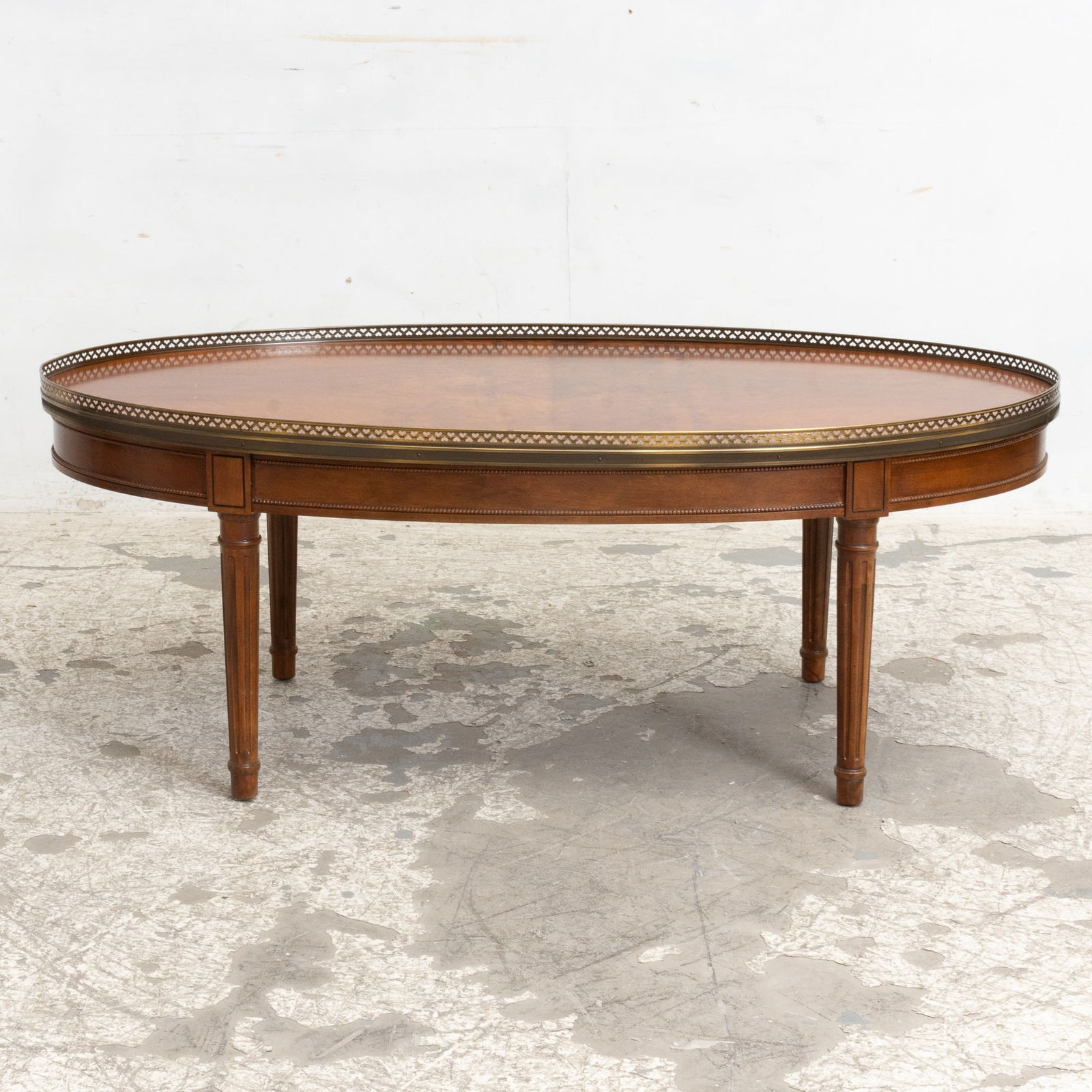 Brass Gallery Mahogany Low Table (1 of 4)