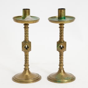 Pair of Brass Candlesticks