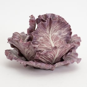 Vladimir Kanevsky Porcelain Cabbage Form Tureen