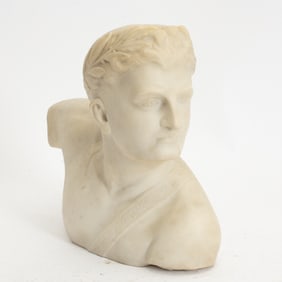 Marble Bust of an Athlete