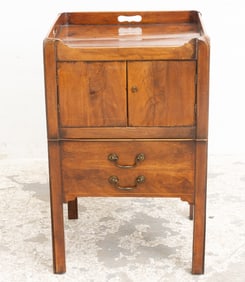 George III Mahogany Bedside Cupboard