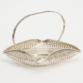 Sterling Silver Reticulated Basket