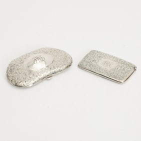 Two Sterling Silver Cases
