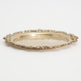 Round Sterling Silver Tray