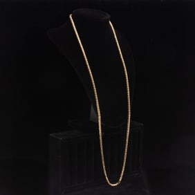 14KT Gold Fancy Link Necklace