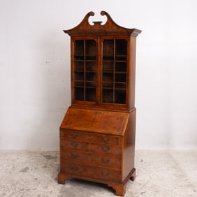 George III Style Secretaire Bookcase