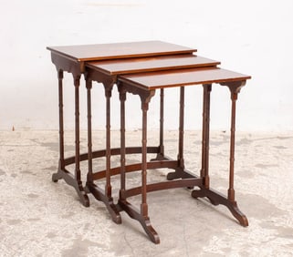 Set of Mahogany Nesting Tables