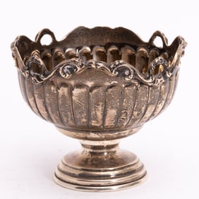 Continental English Silver Footed Bowl