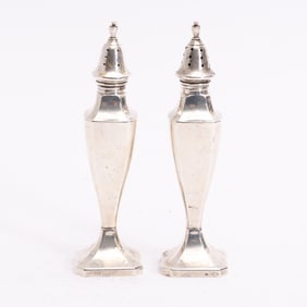 Pair of Sterling Silver Salt and Pepper Shakers