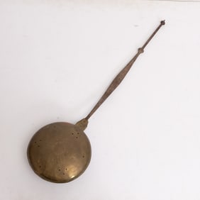 Brass and Iron Bed Warmer