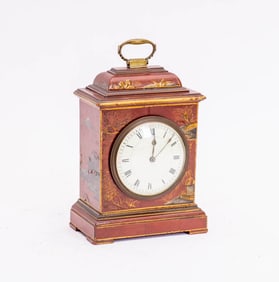 Chinoiserie Decorated Desk Clock