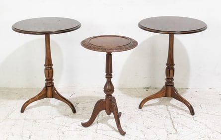 Three Georgian Style Mahogany Side Tables