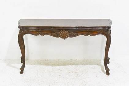 Mahogany Fold-Over Console