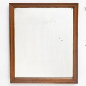 Mahogany Rectangular Frame Mirror