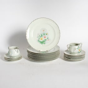 Partial Set of Ahrenfeldt Limoges "Rita" Porcelain Service