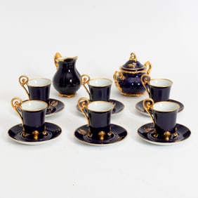 Bavarian Porcelain Partial Tea Service