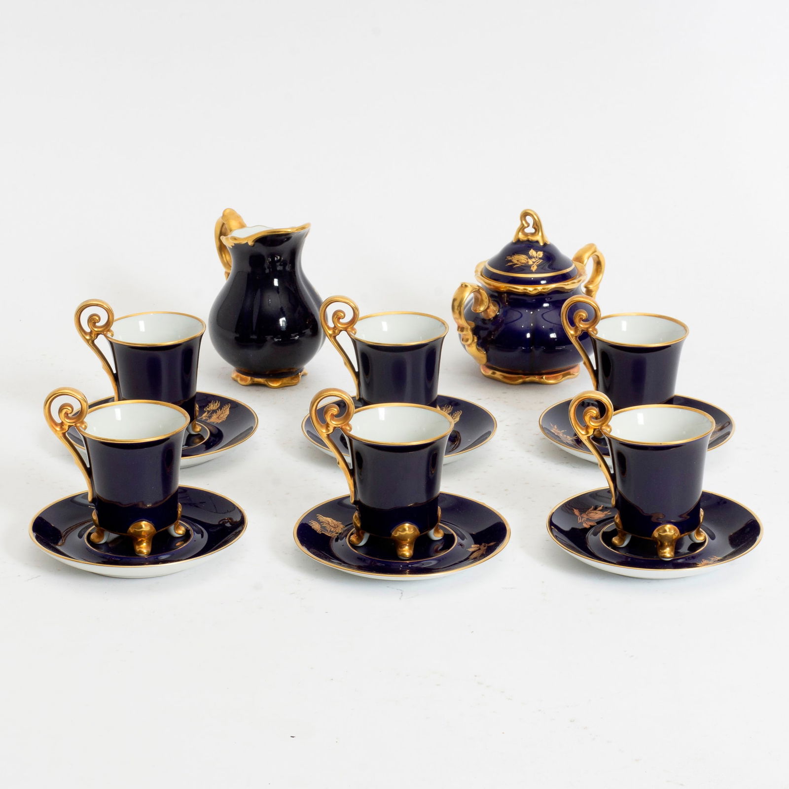 Bavarian Porcelain Partial Tea Service (1 of 10)