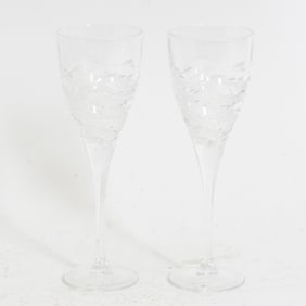 Set of Twelve "Crescendo" Flute Glasses