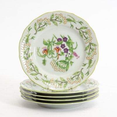 Set of Five Tiffany & Co. Bread Plates (1 of 3)