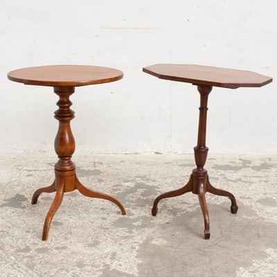 Two Federal Style Tripod Tables (1 of 3)