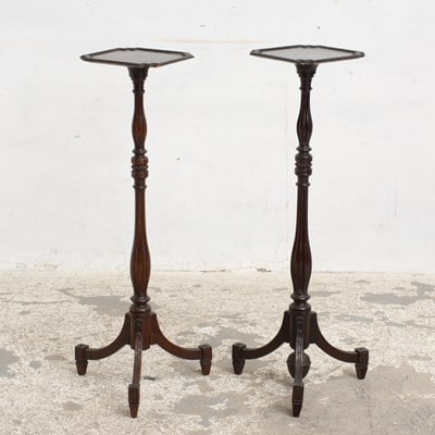 Pair of Mahogany Candlestands (1 of 5)