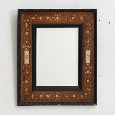 Marquetry Inlaid Mirror (1 of 4)