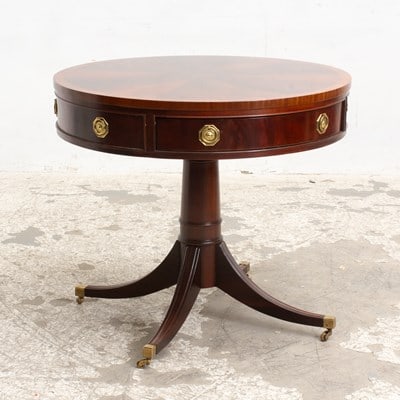 Georgian Style Mahogany Drum Table (1 of 4)
