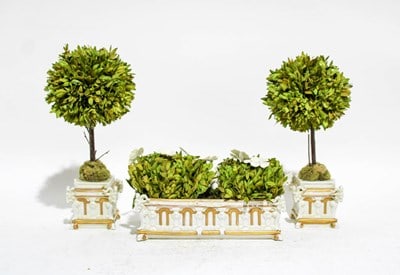Group of Three Italian Porcelain Planters (1 of 9)