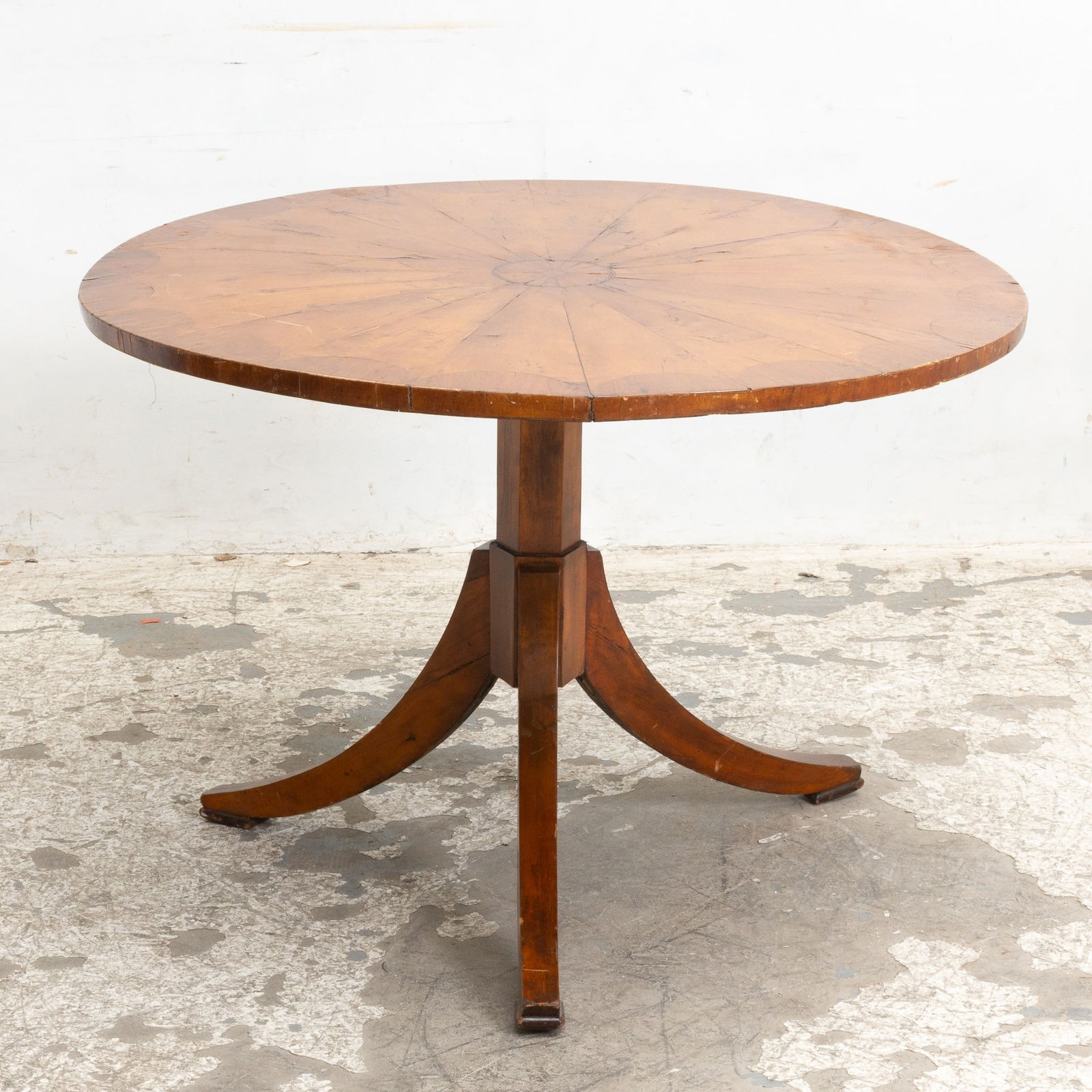 Continental Inlaid Fruitwood Occasional Table (1 of 4)