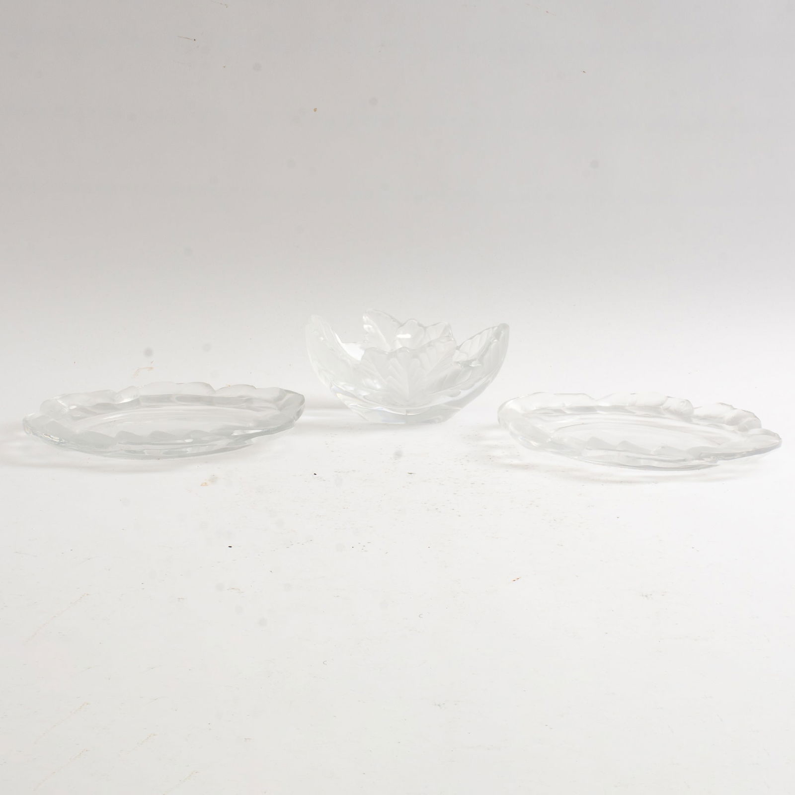 Group of Lalique Molded Glass Table Articles (1 of 10)