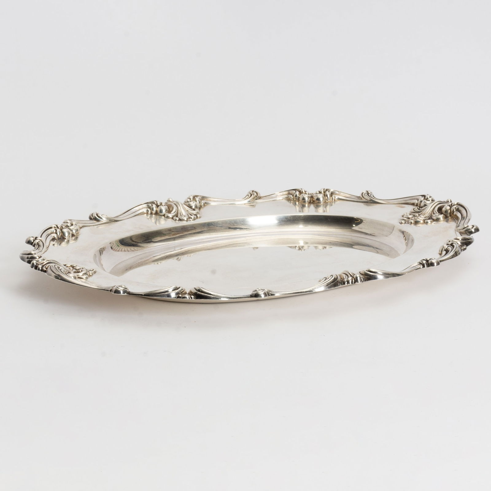 Sterling Silver Oval Tray (1 of 4)