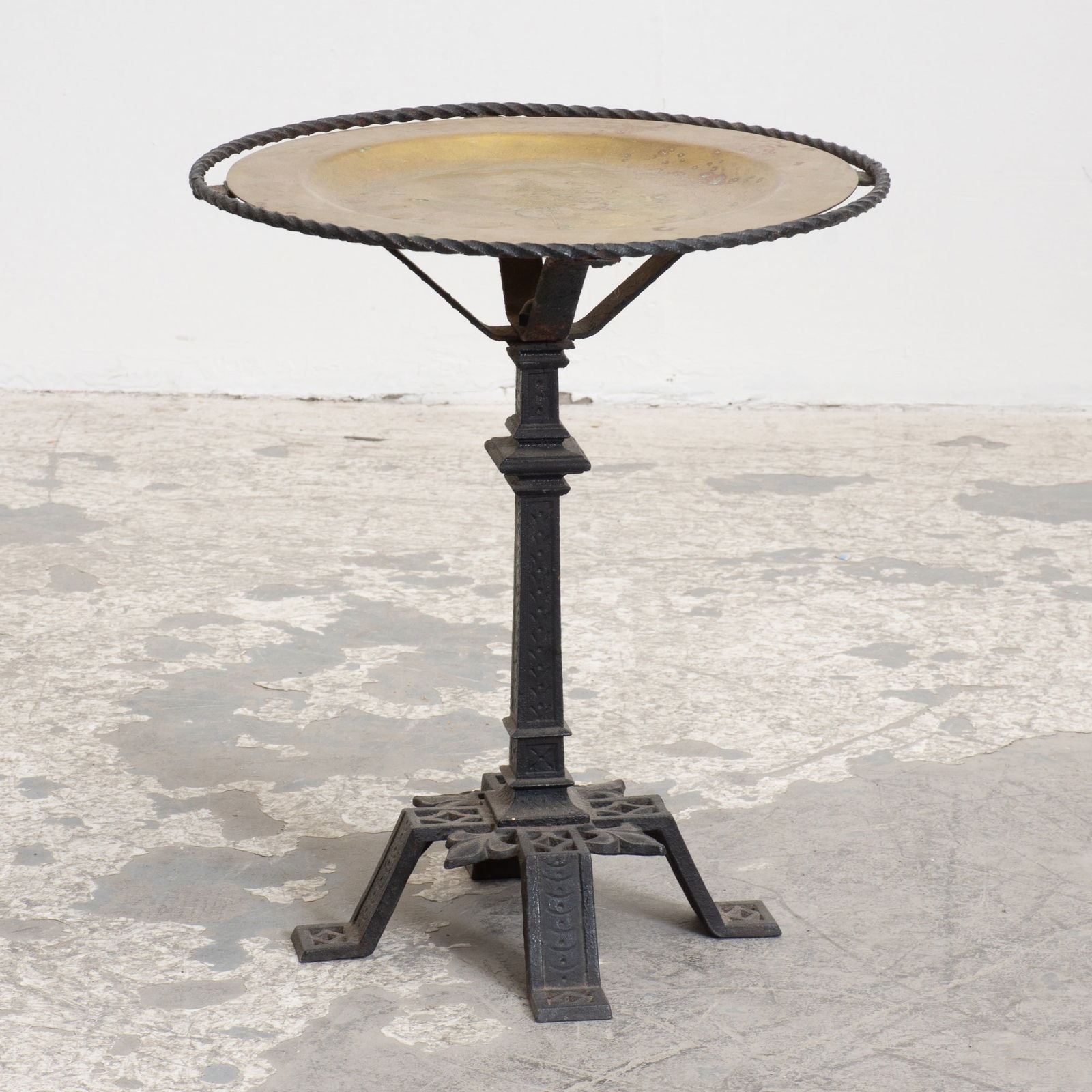 Wrought Iron Copper Top Stand (1 of 4)