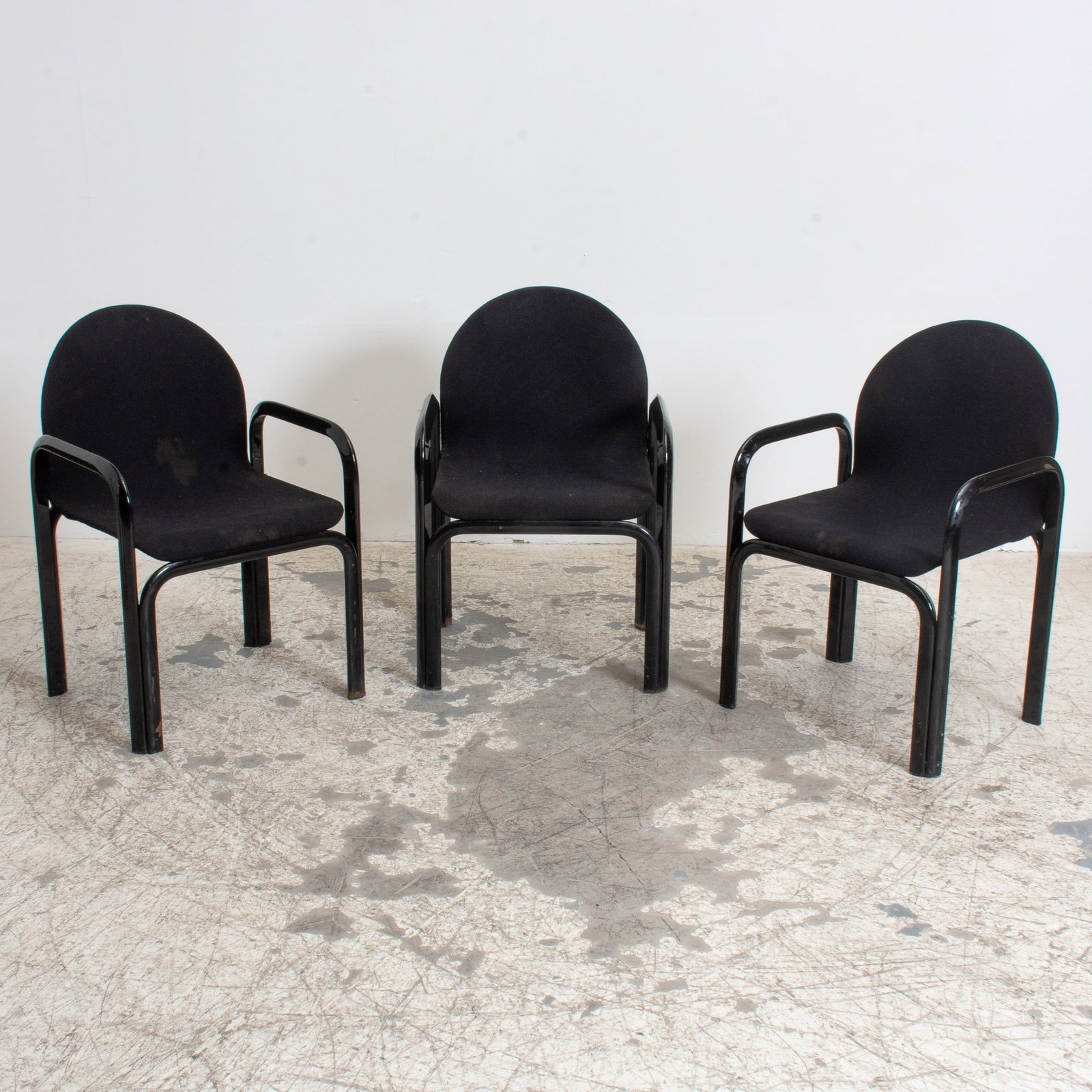 Set of Three Gae Aulenti For Knoll Orsay Chairs (1 of 6)