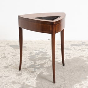 George III Style Inlaid Mahogany Jardiniere Table