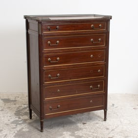 Empire Style Mahogany Chest of Drawers