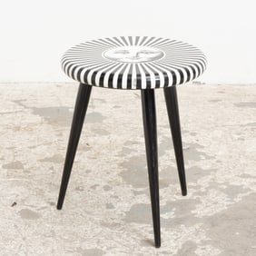 Contemporary Fornasetti Sun Stool