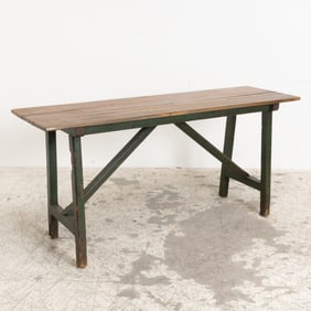 Farmhouse Green Painted Work Table